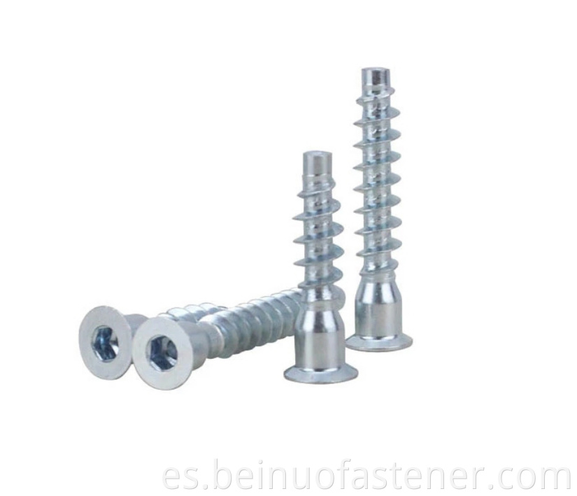 zinc plated wood screw